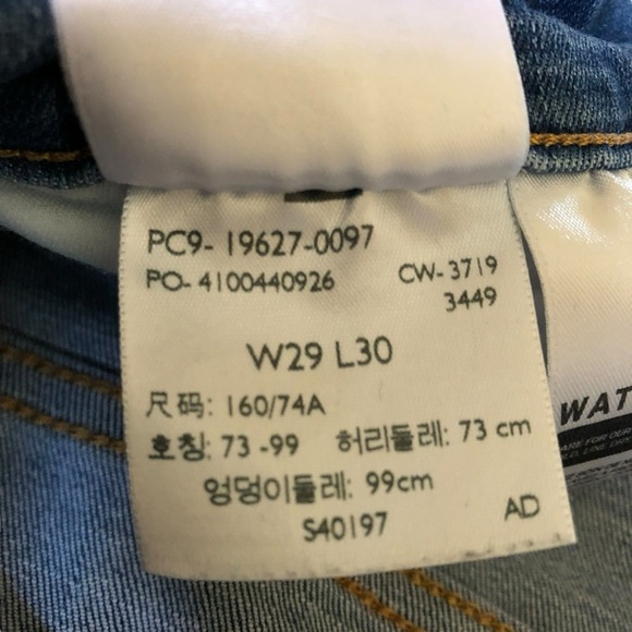 Levi’s 312 Shaping Slim Jeans Size 29 Sculpt Tummy Control Day Dreamer Wash - Picture 14 of 16